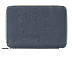Hermes Globe Trotter Zip Agenda, Leather, Navy, Y (2020), 3*